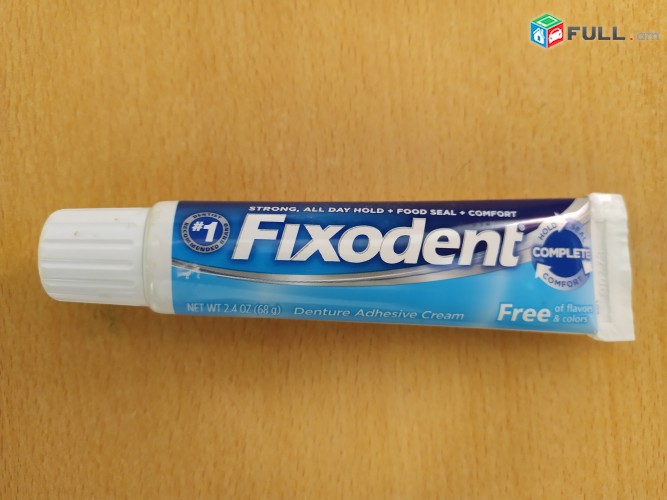 Fixodent ամերիկյան ատամնապրոթեզի սոսինձ