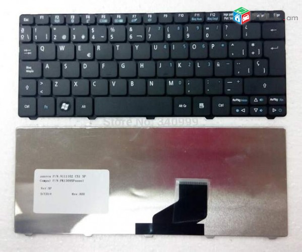 Keyboard Acer Aspire One D255 D257 D260 D270 Series New