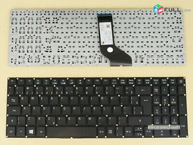 KEYBOARD ACER ASPIRE E5-722, E5-772, E5-573T, E5-573, E5-573G, E5-573T, E5-532G SERIES NOR E