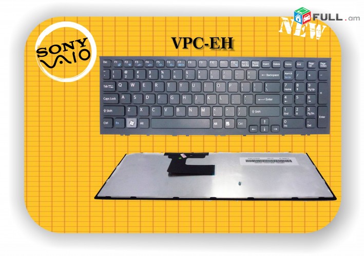 SONY VPC-EH Notebook Keyboard կլավիատուրա stexnashar 