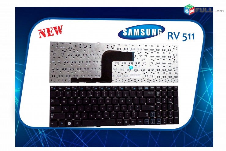 Клавиатура  Samsung RV511 RC508, RC510, RC520, RC530, RF510, RF511, RF530