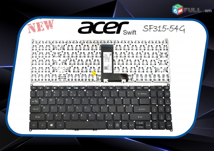 KEYBORD NOTEBOOK Acer Swift SF315-54G SF315-41G SF315-51G SF315-52G նոր /օրիգինալ