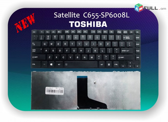  Toshiba Satellite C655-SP6008L Клавиатура Keyboard klaviatura notebooki hamar  C655-SP6008M C655-SP6009L