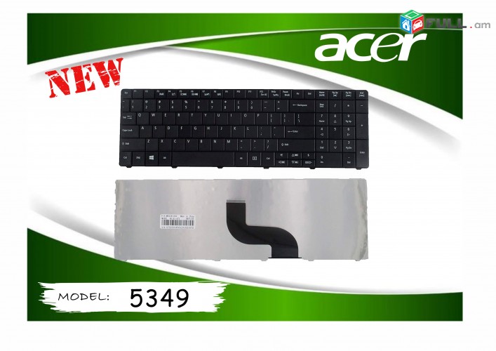 Նոր  Acer Aspire 5252 Notebook Keyboard 5349-2164 5349-2481 5349-2592 5349-2635  5349-2657 