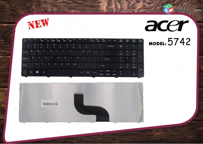 Acer 5742 Notebook Keyboard stexnashar Клавиатура notebooki Keyboard