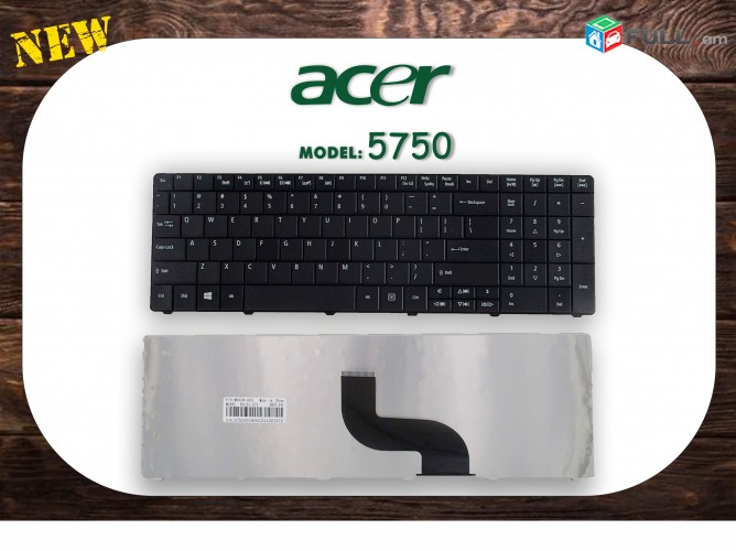 Acer Aspire 5750 Notebook Keyboard -Nor e