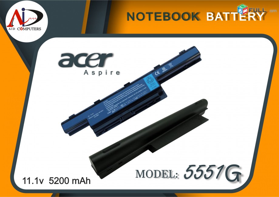 Notebooki martkoc Acer 5551G Battery 