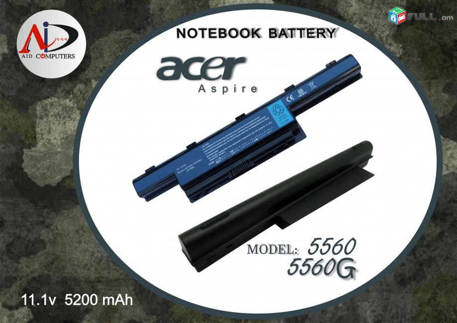 New Battery Acer 5560 Acer 5560G akumlyator martkoc 