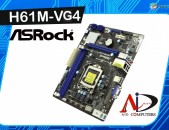 matirinski plata ASRock  H61M-VG4 motherboard մայրական սալիկ Материнская плата