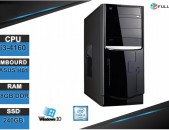 Computer 4-րդ սերունդի Intel Core i3 4160 3,6 ghz / DDR3 8 Gb / SSD 240 Gb նոր