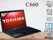 Toshiba C660 notebook laptop նոթբուք Core i5 / RAM-4GB / SSD-120 GB / 15,6"- օգտագործած