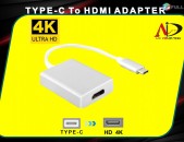 Usb type-c to hdmi 4k adapter usb 3/new