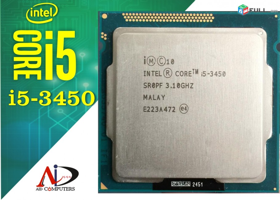 Processor CPU Intel Core i5 3450 / 3.1GHz / 6 Mb Cache / LGA 1155