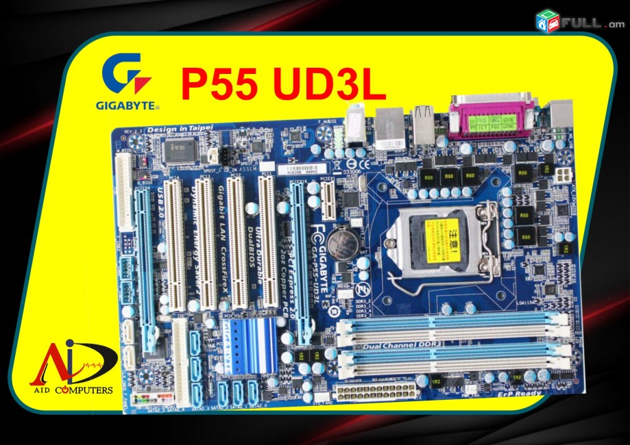 Plata GIGABYTE GA P55 UD3L / LGA 1156 mayr plata