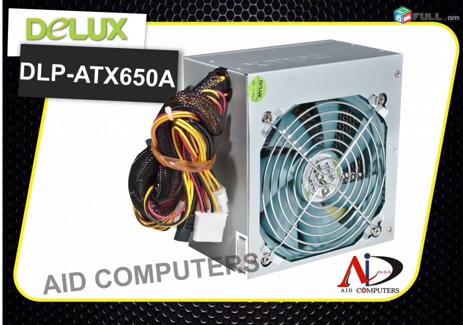 Power Supply 650W Delux DLP-ATX650A 6pin Blok Pitania