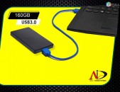 External vinch 500gb Պատյանի հետ միասին USB3.0 Notebooki artaqin vinchester