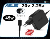 Original Asus 20V 2.25A (Type-C) 45W Блок питания для ноутбука F512FA E552KL ZU680KL ZS550KL ZS570KL