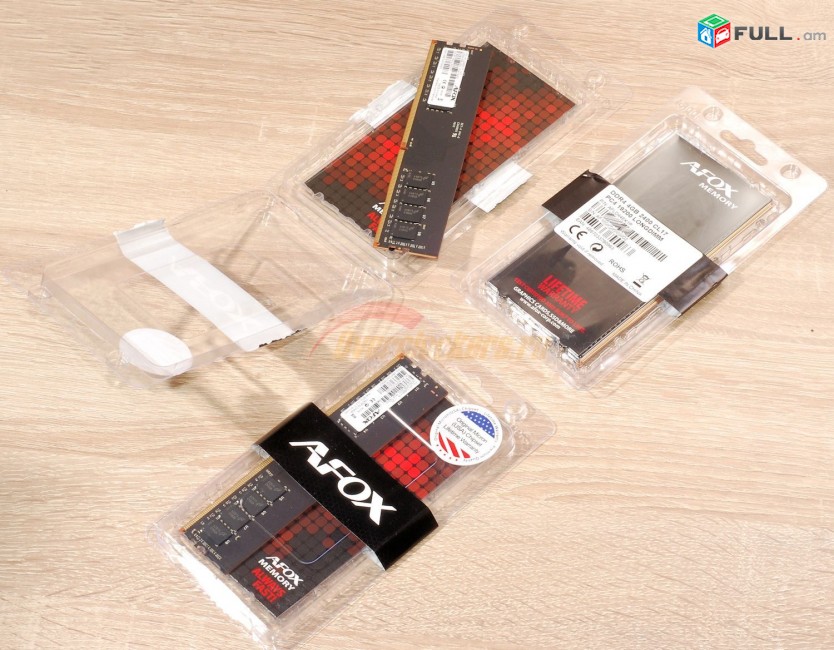 Original afox 16gb pc ram ddr4 2400mhz memory ozu նոր տուփով Оперативная ПАМЯТЬ