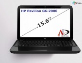 HP Pavilion G6 2000 նոթբուք Ozu 4GB SSD 120GB Էկրան 15.6դույմ Laptop