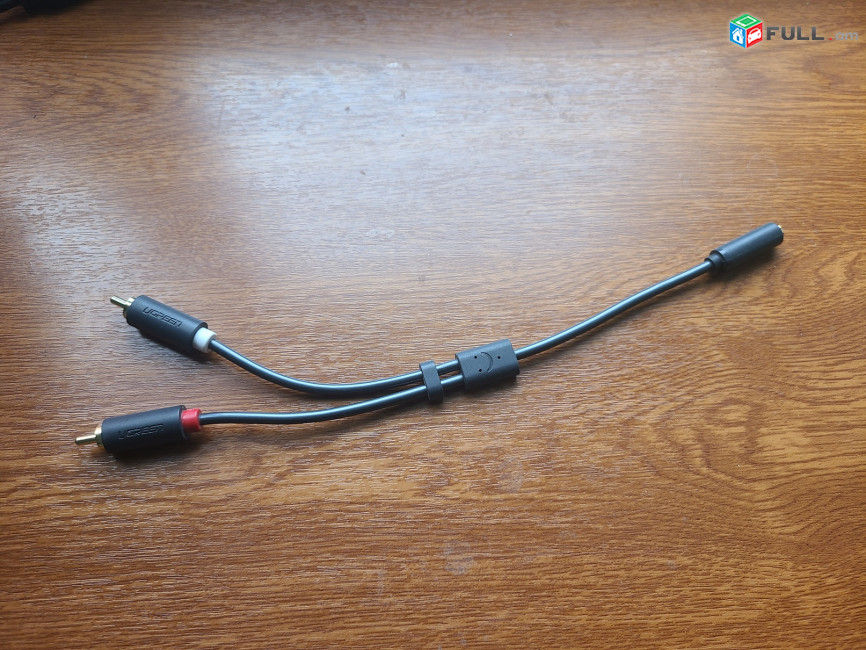 Ugreen 2 RCA - 3.5mm jack adapter адаптер переходник