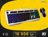 HDelectronics:  Gaming Keyboard+Mouse ГАРИЗОН GKS-510G / Լուսավորվող շ RGB։ 