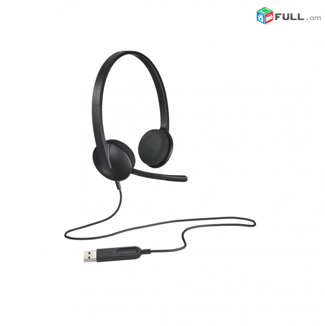 Ականջակալ USB Headset H340 ականջակալ Наушники Headphones Logitech + առաքում