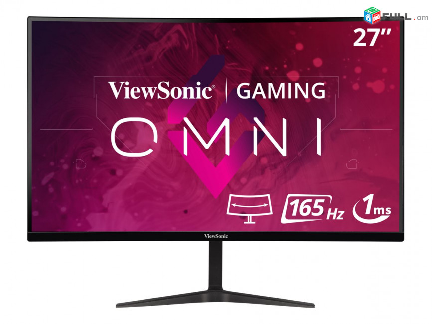Monitor ViewSonic VX2718-PC-MHD Curved/ 165 Հց /1x DisplayPort, 2x HDMI/ Աշխատում ենք ԱԱՀ-ով + 12 ամիս երաշխիք
