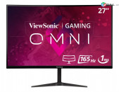 Monitor ViewSonic VX2718-PC-MHD Curved/ 165 Հց /1x DisplayPort, 2x HDMI/ Աշխատում ենք ԱԱՀ-ով + 12 ամիս երաշխիք