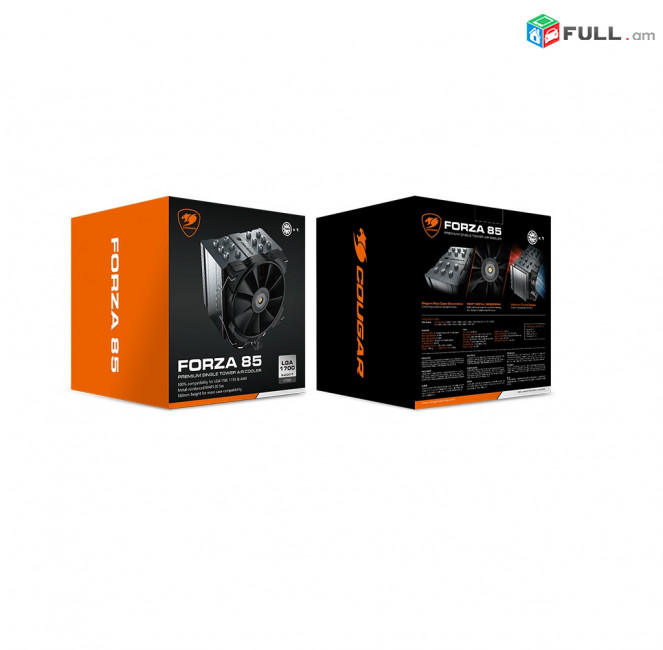 Հովացուցիչ COOLER COUGAR FORZA 85 Intel Socket LGA 115X / 1366 / 1200 / 1700 / 2011 / 2066 (Core i3 / i5 / i7