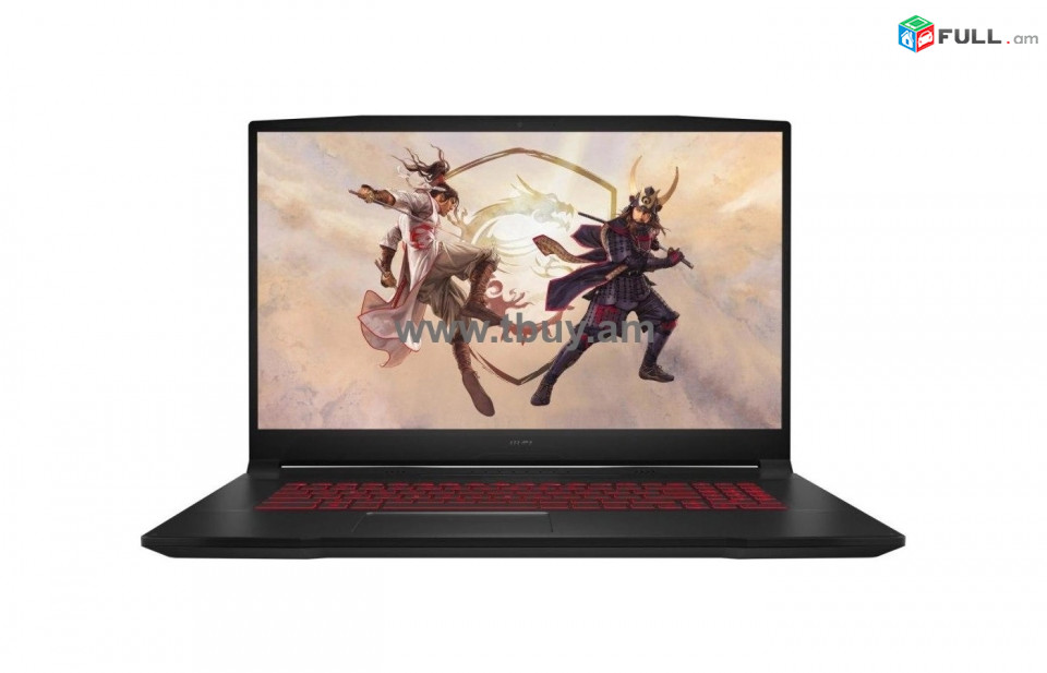 MSI gaming խաղային նոթբուք Katana GF76 Core i5 11400H RAM 16GB SSD 512GB VGA RTX 3050 4GB Display 17.3" 144Hz