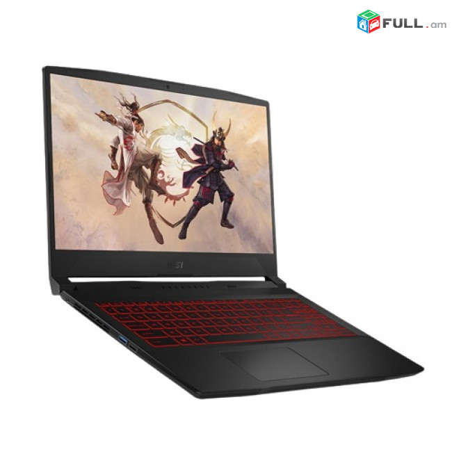 Խաղային հզոր MSI Katana GF66 12UC Core i7 12650H RAM 16GB SSD 512GB VGA RTX 3050 4GB 15.6" 144Hz FHD Gaming