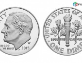 10 центов - Соединенные Штаты Америки - ԱՄՆ 10 ցենտ