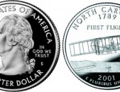 25 центов - Соединенные Штаты Америки - Северная Каролина - ԱՄՆ 25 ցենտ