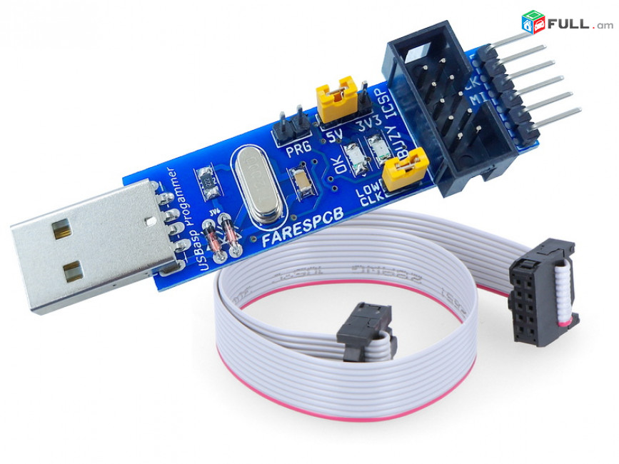 USBasp AVR programmer.Перепрошивка последней версией.Восстановление.