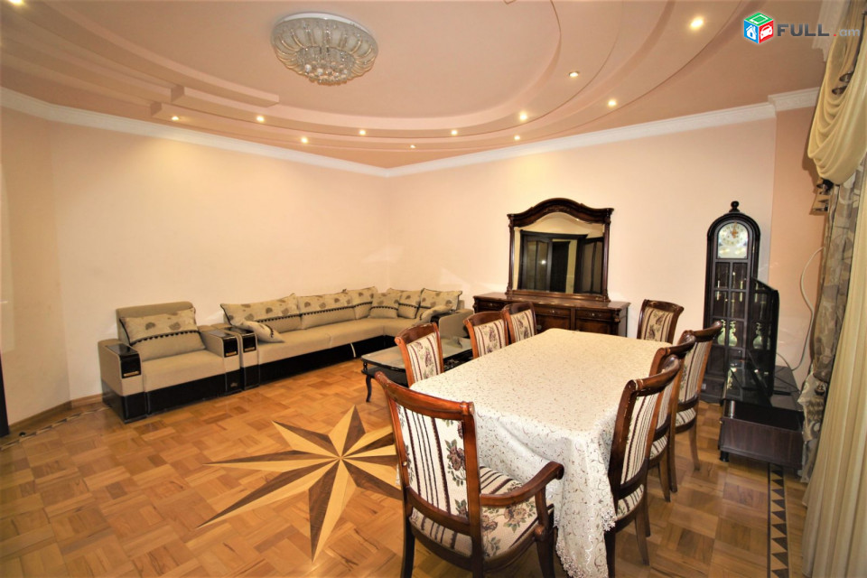 Ռոստոմի փողոց,140քմ,3 սենյականոց բնակարան,for rent,Կոդ B1366