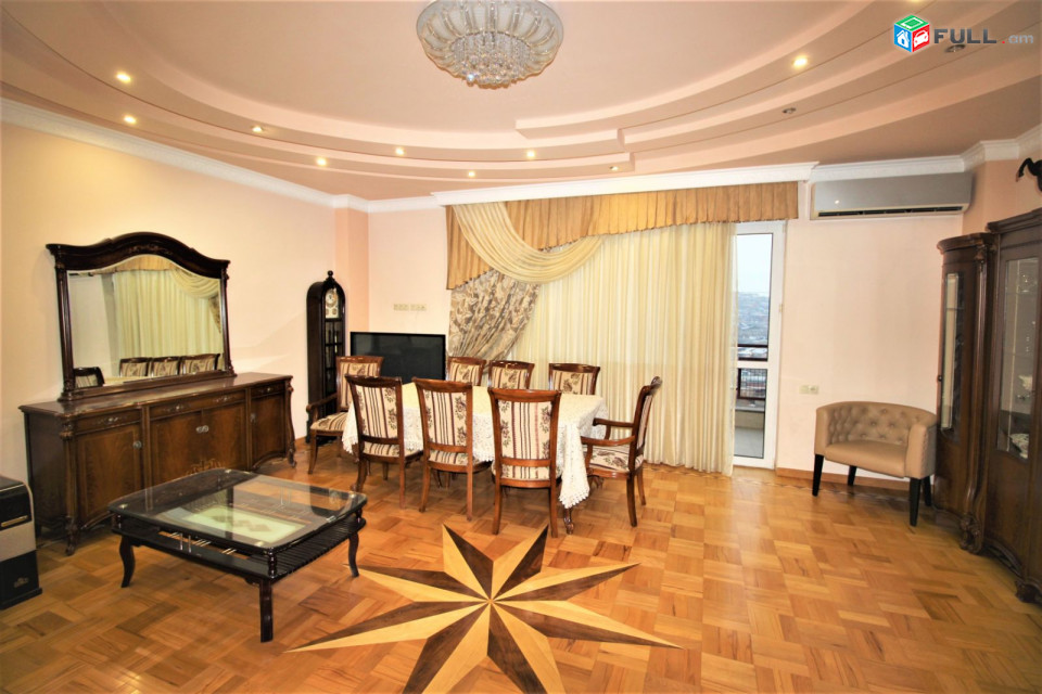 Ռոստոմի փողոց,140քմ,3 սենյականոց բնակարան,for rent,Կոդ B1366