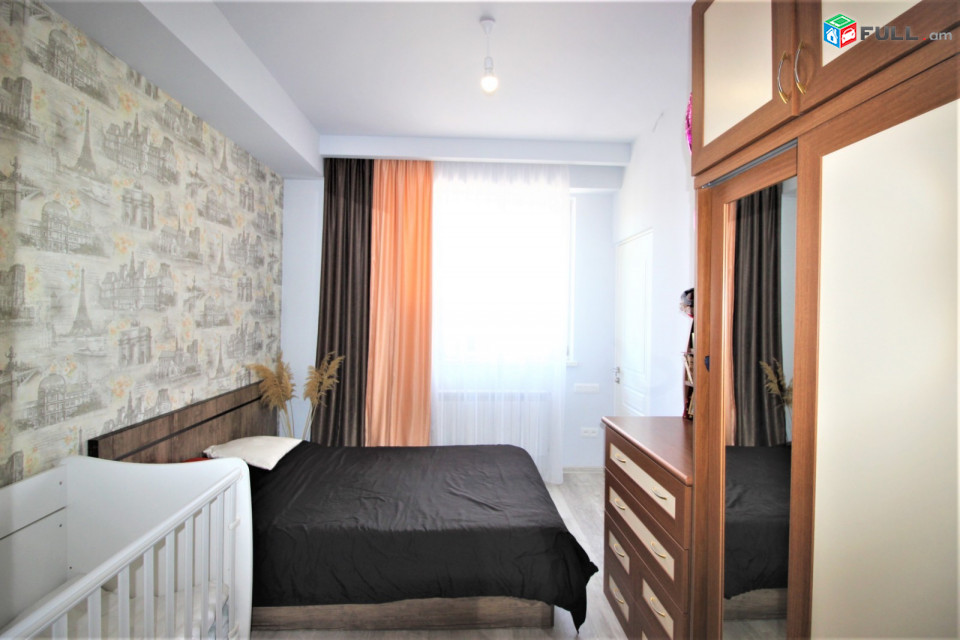 Ֆուչիկի փողոց,2 սենյականոց բնակարան նորակառույց շենքում,54քմ,for rent,Կոդ C1324
