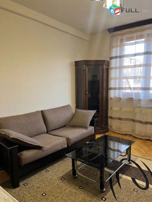 Վարձով 1-ին գիծ, լուսավոր  բնակարան։ For rent կոդ B1627