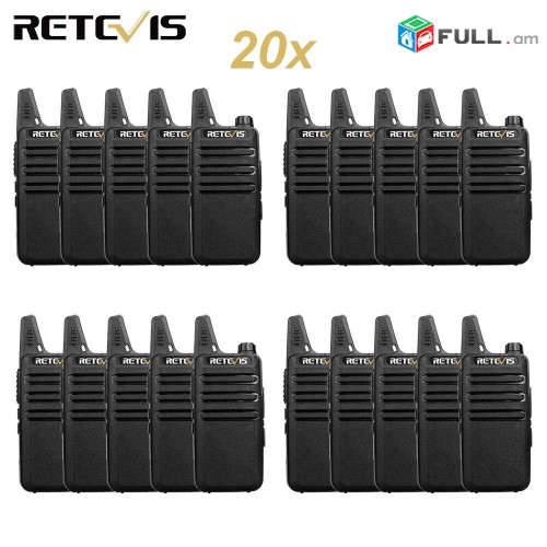 Retevis RT22 Racianeri komplekt 20 hat  - Original erashxiqov