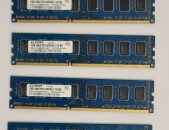 DDR3 ozu Elpida 2Gb 1066MHz 2Rx8 PC3-8500U + անվճար առաքում