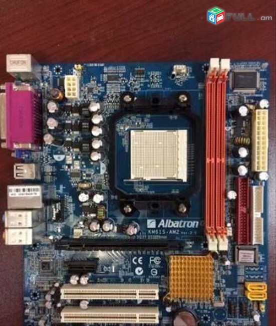 Mair plata (motherboard) Albatron KM61S-AM2 (775socet) + անվճար առաքում