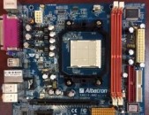 Mair plata (motherboard) Albatron KM61S-AM2 (775socet) + անվճար առաքում