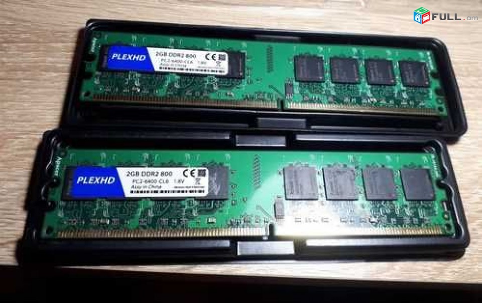 Ram / Ozu / PLEXHD 2Gb DDR2 -800Mhz / PC2-6400-cl6 + անվճար առաքում