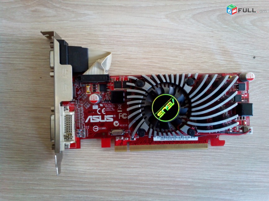 Videocard видеокарта վիդեո քարտ/ Asus AMD Radeon HD 5450 Silent [EAH5450 SILENT/DI/1GD3 (LP) ] + Araqum