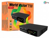 DVBT2 թվային ընդունիչ World Vision T-58 + անվճար առաքում և տեղադրում