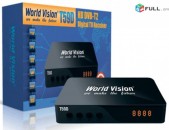 DVBT2 թվային ընդունիչ WORLD VISION T59HD + անվճար առաքում և տեղադրում