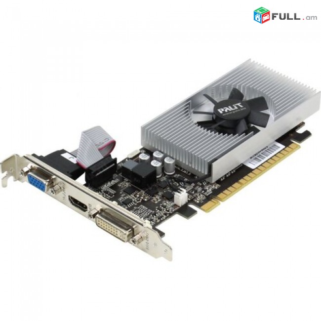 Videocard/ видеокарта/ վիդեո քարտ Palit GT 730 2GB DDR3 128B CRT/HDMI/DVI + անվճար առաքում և տեղադրում