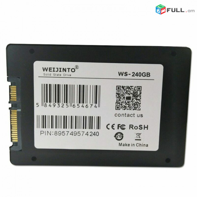 SSD/solid state drive/жесткий диск / Weijinto Ws-240Gb + անվճար առաքում