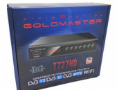 DVBT2 թվային սարք (цифровой ресивер) GoldMaster T727HD + անվճար առաքում և տեղադրում