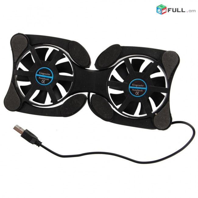 Notebook Fan Cooler Pad For 7"-15" Laptop/охлаждающая подставка + առաքում